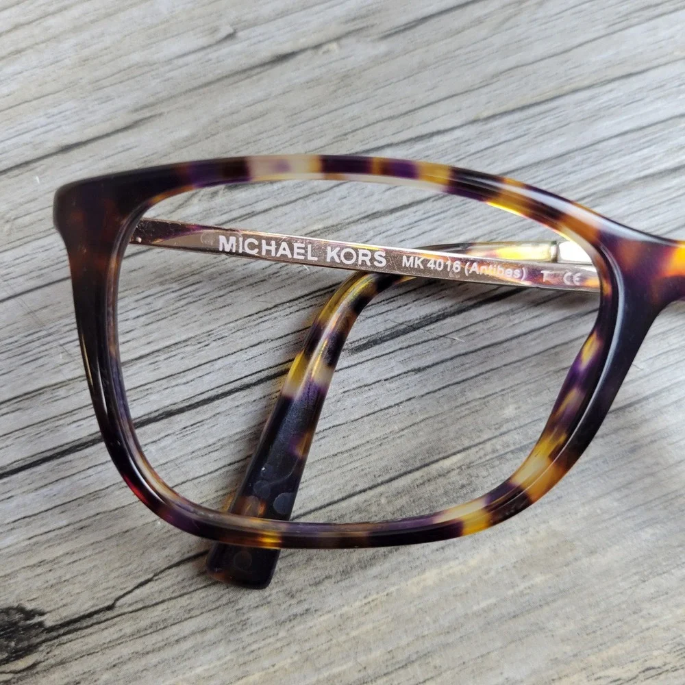 Michael Kors Eyeglasses Frames MK4016 Antibes 3032 Tortoise Gold Women 53-17-140